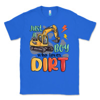 True Royal just a boy who loves dirt Classic Tee - MaliasSmallBusiness
