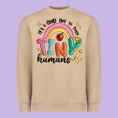 Its A Good Day To Teach Tiny Humans Heavyweight Sweatshirt Designed By Maliassmallbusiness
