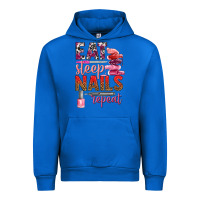Cobalt eat sleep nails repeat bbs Urban Hoodie - BundleAndBundleShop