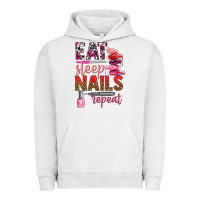 Pigment Lunar Rock eat sleep nails repeat bbs Urban Hoodie - BundleAndBundleShop