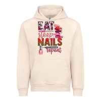 Sandshell eat sleep nails repeat bbs Urban Hoodie - BundleAndBundleShop