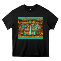 Black crosses tumbler Heavy Core Tee - BarkalooDesign