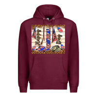 Burgundy happy memorial day Premium Hoodie - TumblerDesignByShophia
