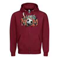 Burgundy Soccer Mom Zipper Hoodie - Bettercallsaul