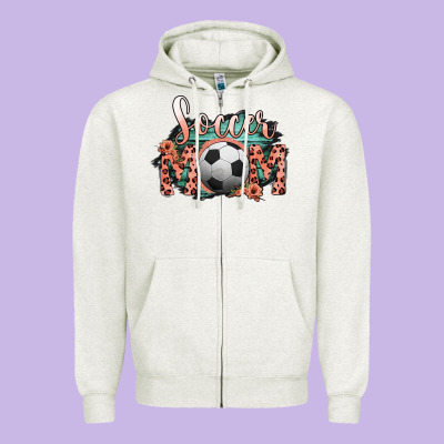 Soccer Mom Zipper Hoodie Designed By Bettercallsaul