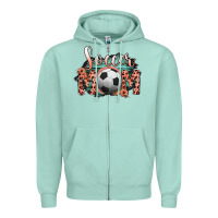 Seafoam Soccer Mom Zipper Hoodie - Bettercallsaul