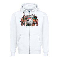 White Soccer Mom Zipper Hoodie - Bettercallsaul