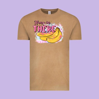 Hang In There Vintage Tee Designed By Maliassmallbusiness