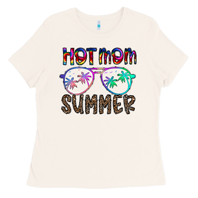 Hot Mom Summer Ladies Tee by CowhideDigitalArt | Teevron