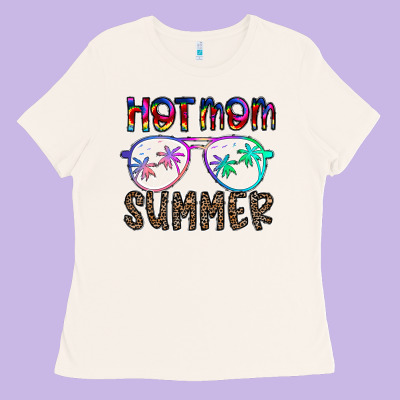 Hot Mom Summer Ladies Tee Designed By Cowhidedigitalart