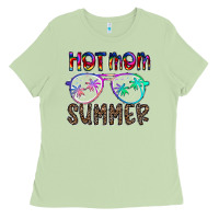 Matcha hot mom summer Ladies Tee - CowhideDigitalArt