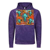 Cloud Purple turquoise cross pattern Vintage Hoodie - Jasminsmagicworld