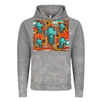 Cloud Rock turquoise cross pattern Vintage Hoodie - Jasminsmagicworld