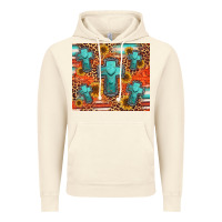 Vintage Artic turquoise cross pattern Vintage Hoodie - Jasminsmagicworld