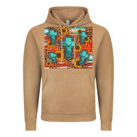 Vintage Camel turquoise cross pattern Vintage Hoodie - Jasminsmagicworld