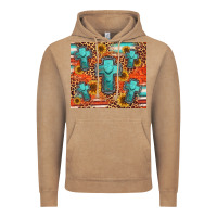 Vintage Coffee turquoise cross pattern Vintage Hoodie - Jasminsmagicworld