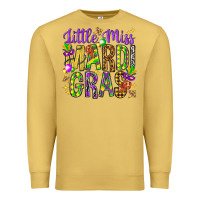 Antique Gold Little miss Mardi Gras Premium Sweatshirt - HowdyJamesFarm
