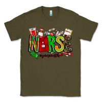 Army Green Nurse Juneenth Classic Tee - CowhideDigitalArt