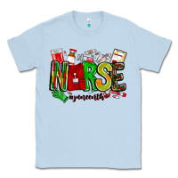 Dusty Blue Nurse Juneenth Classic Tee - CowhideDigitalArt