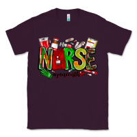 Plum Nurse Juneenth Classic Tee - CowhideDigitalArt