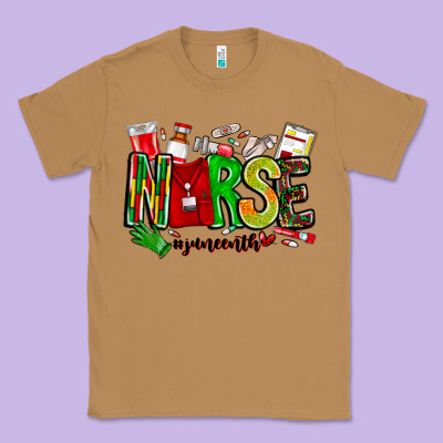 Nurse Juneenth Classic Tee Designed By Cowhidedigitalart