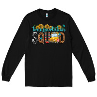 Black transportation squad Long Sleeve Tee - NancyCooperArtShop