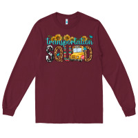 Burgundy transportation squad Long Sleeve Tee - NancyCooperArtShop