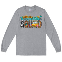 Heather Grey transportation squad Long Sleeve Tee - NancyCooperArtShop