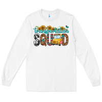 White transportation squad Long Sleeve Tee - NancyCooperArtShop