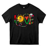 Black summer nurse Heavy Core Tee - CowhideDigitalArt