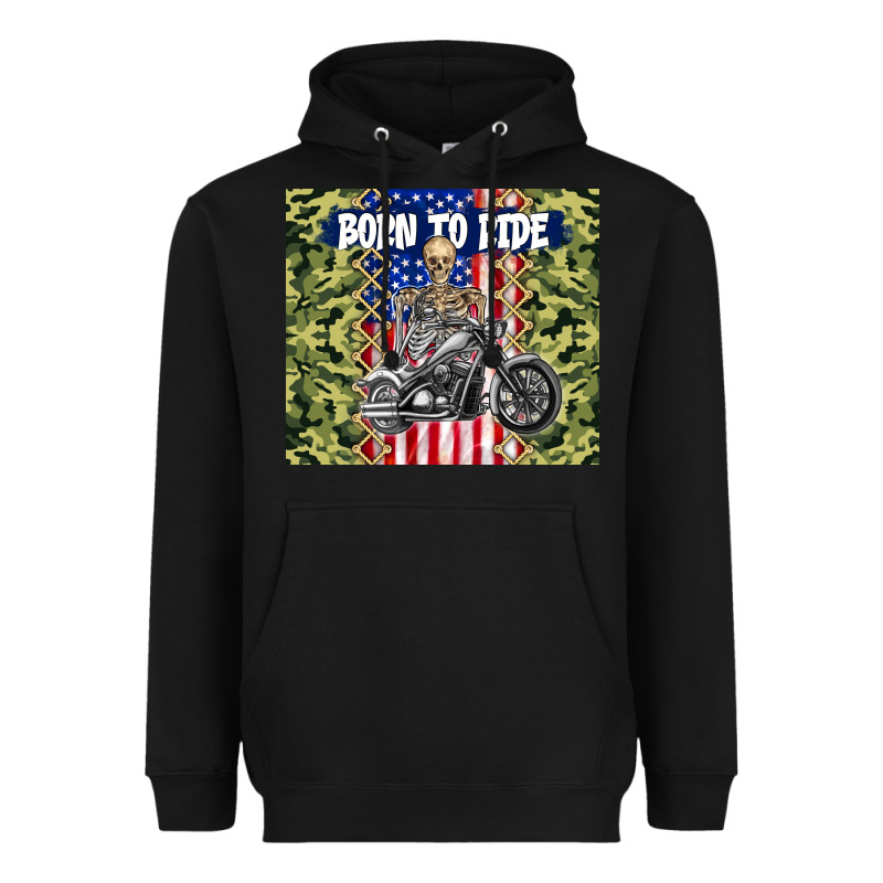 Born To Ride Heavyweight Hoodie by TumblerDesignByShophia | Teevron