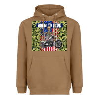 Toasted Coconut born to ride Heavyweight Hoodie - TumblerDesignByShophia