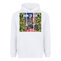 White born to ride Heavyweight Hoodie - TumblerDesignByShophia