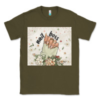 Army Green nail boss Classic Tee - MaliasSmallBusiness