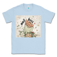 Dusty Blue nail boss Classic Tee - MaliasSmallBusiness