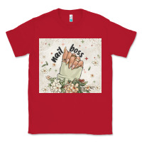Red nail boss Classic Tee - MaliasSmallBusiness