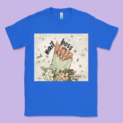 Nail Boss Classic Tee Designed By Maliassmallbusiness