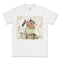 White nail boss Classic Tee - MaliasSmallBusiness