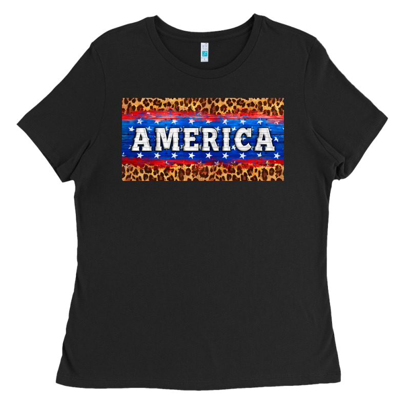 America License Plate Ladies Tee by HRA Design Shop | Teevron