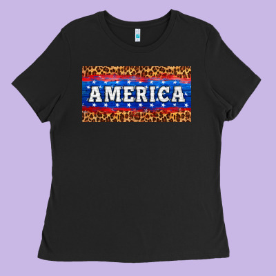 America License Plate Ladies Tee Designed By Hra Design Shop