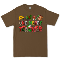 Cacao one merry teacher Premium Tee - AdoDesignShop