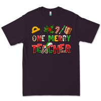 Plum one merry teacher Premium Tee - AdoDesignShop