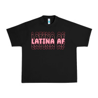 Black latina af Urban Heavy Tee - MaliasSmallBusiness