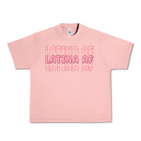 Salmon latina af Urban Heavy Tee - MaliasSmallBusiness