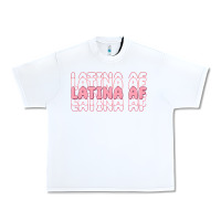 White latina af Urban Heavy Tee - MaliasSmallBusiness
