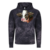 Cloud Black holstein calf face Vintage Hoodie - LillyAllenDesigns