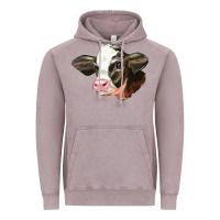 Vintage Zinc holstein calf face Vintage Hoodie - LillyAllenDesigns
