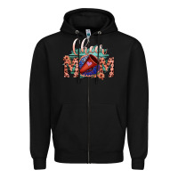 Black Cheer Mom Zipper Hoodie - Bettercallsaul