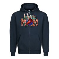 Navy Cheer Mom Zipper Hoodie - Bettercallsaul