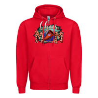 Red Cheer Mom Zipper Hoodie - Bettercallsaul